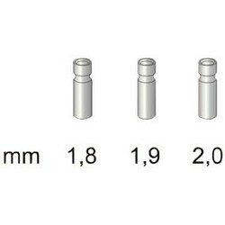 Stonfo. Втулка для резинки 3 Metal Tip Guides 1.9мм (31.32.00)