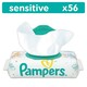 Pampers. Влажные салфетки Sensitive с клапаном, 56 шт (636649)