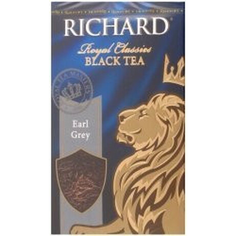 Richard .  Чай чорний Richard Earl Grey 25*2г-уп(4820018738018)