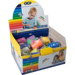 ZiBi. Набор теста для лепки  Baby Line Ассорти 50 шт 30 цветов (4823078932747)