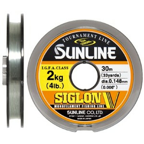 Sunline . Леска Siglon V 30m №0.8-0.148mm 2.0kg (1658.04.89)
