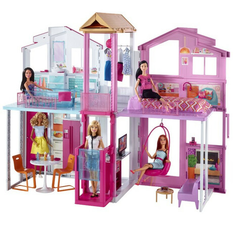 Fisher Price. Городской дом Barbie "Малибу" (DLY32)