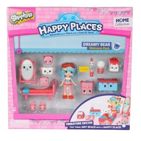 Happy Places. Ігровий набір з лялькою HAPPY PLACES S1 - СПАЛЬНЯ ДЖЕСІ КЕЙК( 56325)