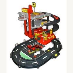 Bburago. Игровой набор Гараж Ferrari (3 уровня, 2 машинки 1:43) (18-31204)