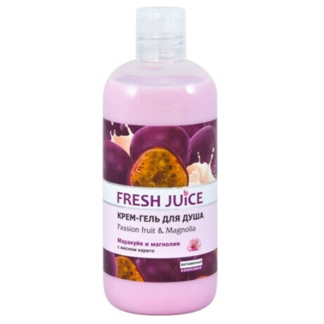 Fresh Juice. Крем-гель для душа PassionFruit&Magnolia 500мл (4823015933844)