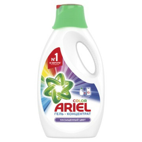 Ariel. Жидкий стиральный порошок Ariel Color 1.95 л  (8001090383372)