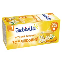 Bebivita. Дитячий трав'яний чай Ромашковий, 30 р.(4820025490787)