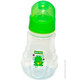 Baby Team. Пляшка для годування ергономічної форми з силіконовою соскою, 0мес+ 150 мл(1405)