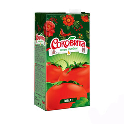 Соковита. Сок томатный с мякотью 0,95л(4820003684115)