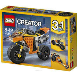Lego. Конструктор Creator Вуличний мотоцикл 31059(5702015890670)