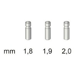 Stonfo. Втулка для резинки 3 Metal Tip Guides 1.8мм (31.00.03)