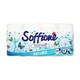 Soffione. Туалетная бумага Soffione Decoro 2 слоя 8 рулонов Бело-голубая (4820003833506)