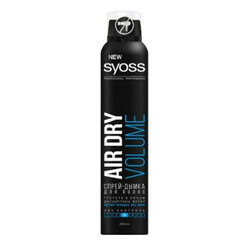 Syoss. Спрей-дымка для волос Air Dry Volume 200 мл (4015100201178)