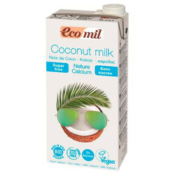 Ecomil. Рослинне молоко Ecomil з кокоса з кальцієм 1 л(8428532230276)