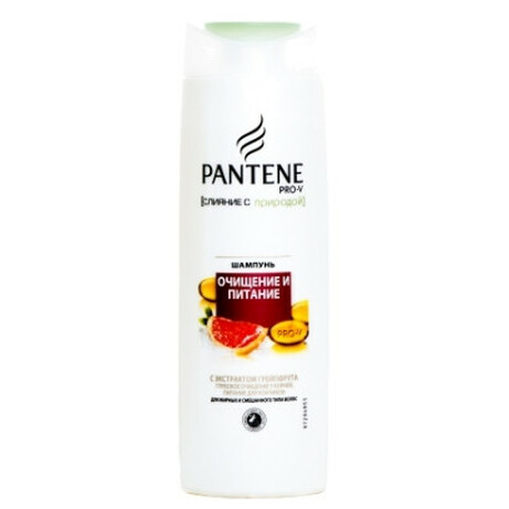 Pantene. Шампунь Nature Fusion очищення і живлення 400мл(4084500673748)