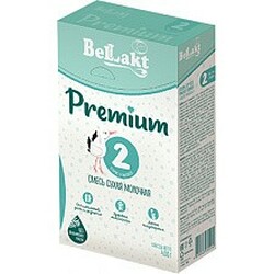 Суха молочна суміш "Беллакт" ПРЕМІУМ 2 від 6 до 12мес., 400 г(4810263034744)