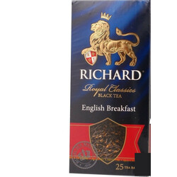 Richard . Чай черный  Richard English Breakfast 25*2г  (4820018737998)