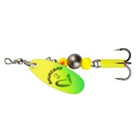 Savage Gear. Блешня Gear Caviar Spinner №4 14g 07 - Fluo Yellow / Chartreuse(1854.07.15)