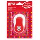 Apli Kids. Дірокол фігурний для паперу у формі тюльпана, червоний(8410782132998)