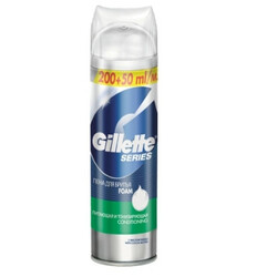 Gillette. Пена для бритья  Series Питающая 250мл  (3014260258276)