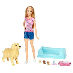 Fisher Price. Набор с куклой Barbie "Малыши-щенята" (FBN17)