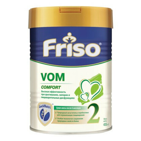 Friso VOM 2 Comfort с пребиотиками 400 г (724340)