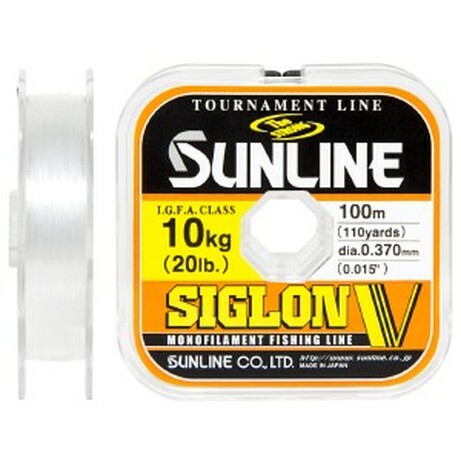 Sunline . Волосінь Siglon V 100m №5.0/0.37mm 10.0kg(1658.05.07)