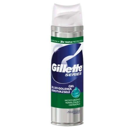 Gillette.Гель для гоління Series Зволожуючий 200мл   (3014260220051)
