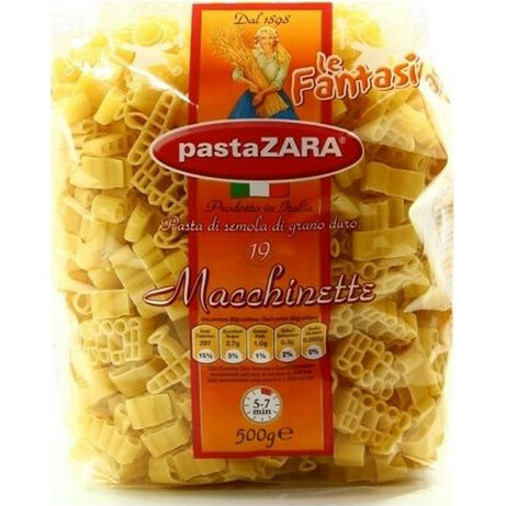 Pasta Zara. Изделия макаронные Pasta Zara Animaletti Животные 500 г (8004350001054)