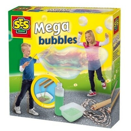 Ses.  Набор для создания гигантских мыльных пузырей - МЕГА (мыльный раствор, инструменты) (02251S)