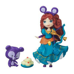 Hasbro. HASBRO B5331, Ігровий набір маленька лялька Принцеса Мерида і її друг(B5332)