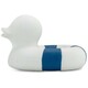 Oli&Carol. Іграшка для купання і прорезыватель для зубів "Качка Синя", натуральний каучук (843701592