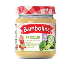 Bambolina. Пюре брокколи, 100 г, 4 мес+ (002011)