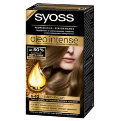 Syoss. Краска для волос Oleo Intense 6-10 Темно-русый  (4015000999076)