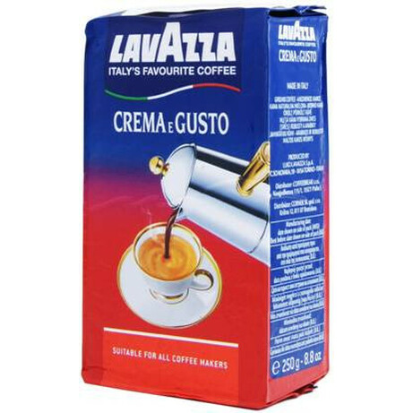 Lavazza. Кава Crema e gusto Classico мелена 250 г(8000070038769)
