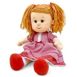 Lava. М'яка іграшка Лялька Катюша в червоній сукні(LF1138A)