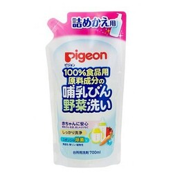 PIGEON Средство для мытья бутылочек и овощей, сменный блок, 700мл арт. 12112 (121125)