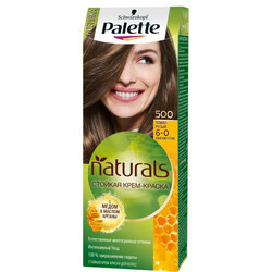 Palette. Naturals(Фитолиния) Фарба для волосся 6-0(500) Темно-русявий 110 мл(3838824124445)