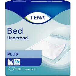 Tena. Гігієнічні пелюшки Tena Bed Plus  60x90 см, 30 шт.( 7322540800760)