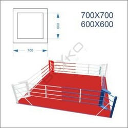 BS Спорт. Ринг бокс BS - підлога, навчання, 7x7m, вірьовки 6x6m(bs0204200003)