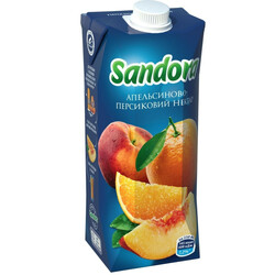 Sandora. Нектар апельсиново-персиковый 0,5л (4823063112444)