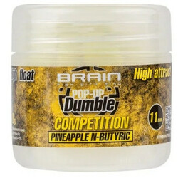 Brain. Бойлы Dumble Pop - Up Competition Pineapple N - butiric 11mm 20g   (1858.02.89)