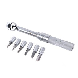 Birzman. Ключ трещетка з насадками Torque Wrench 3-15nm 3,4,5,6,8mm, T25(4714247513686)