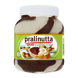 Pralinutta . Паста Duo шокол.с мол.какао и лес.орех. 750 г(5410291007803)