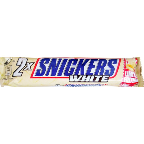 Snickers . Батончик с арахисом у белом шоколаде 80г(5000159492850)