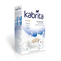 Kabrita. Рисовая каша на козьем молочке от 4-х мес., 180 г. (006369)
