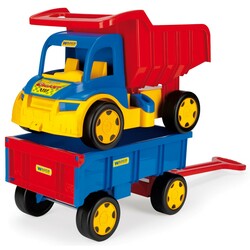 Wader.  Вантажівка Гігант + іграшка візок Wader(65100)
