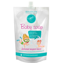 Bioton Cosmetics. Жидкое детское мыло с ламинарией и морской солью 450 мл (151328)