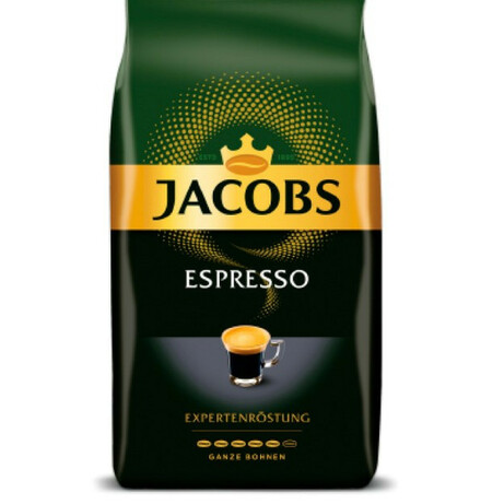 Jacobs. Кава в зернах Jacobs Espresso 1кг(8711000539187)
