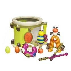 Battat.  Музыкальная игрушка – ПАРАМ-ПАМ-ПАМ (7 инструментов, в барабане) (BX1007Z)